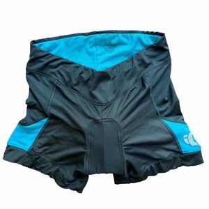 Pearl Izumi Womens L Padded Cycling Bike Shorts Black Blue Select